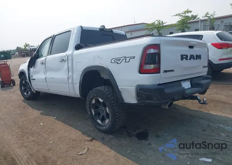 2022 Ram 1500 Rebel 4X4 5'7 Box z USA, uszkodzony, nr VIN 1C6SRFLT5NN318494